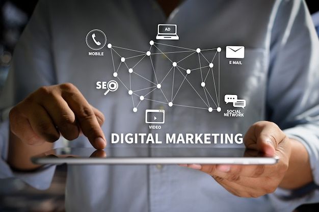 Illustration IA en marketing digital